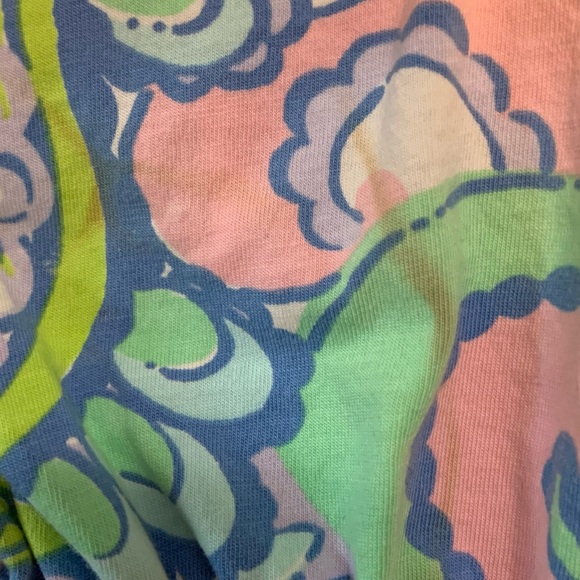 LILLY PULITZER Windsor Strapless Dress Multi Conch Republic 100% Cotton Small - Picture 4 of 13
